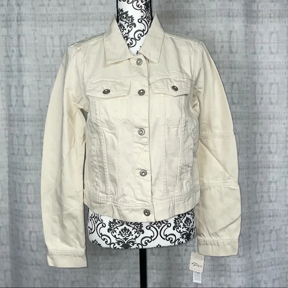 NWT XS Free People Rumors Denim Button Jacket - Picture 2 of 10